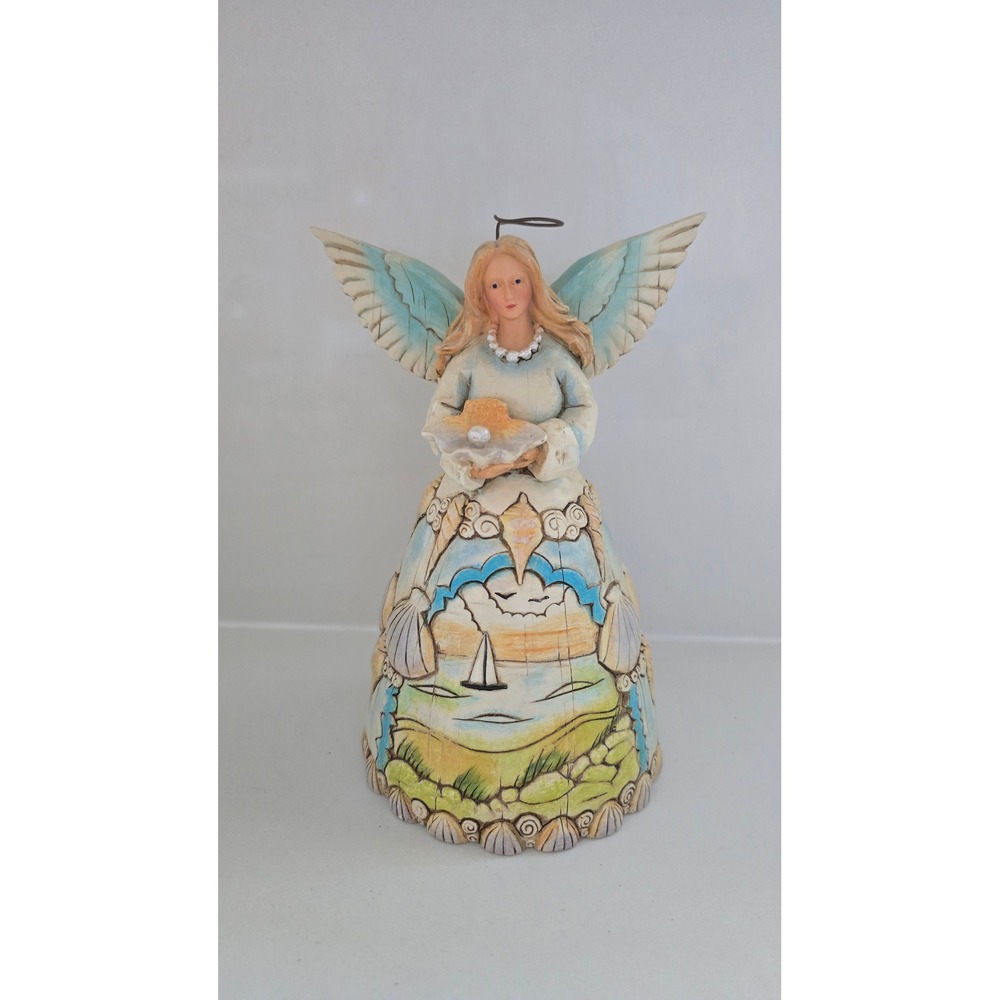 Vintage Jim Shore Heartwood Creek Safekeeper Of The Seas Seashore Figurine